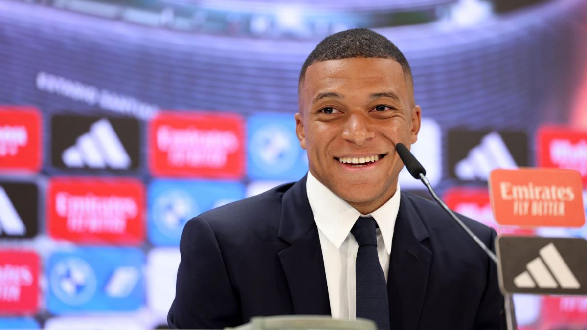 La primera rueda de prensa de Kylian Mbappé con el Real Madrid Me