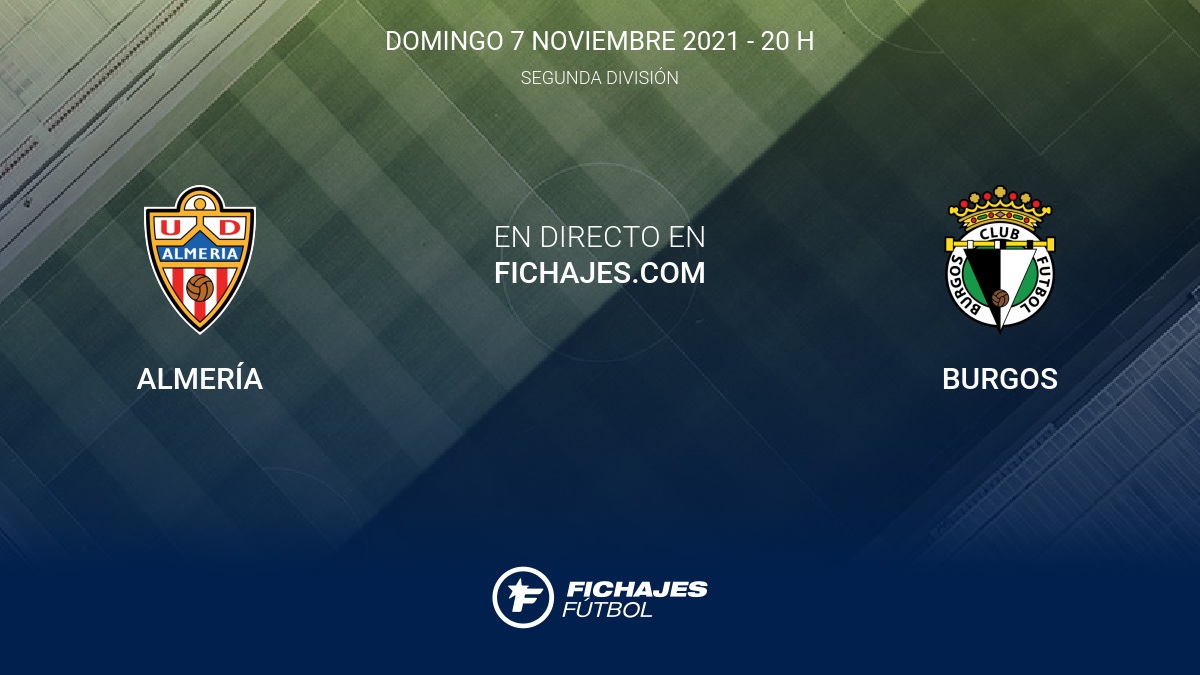 Almería vs Burgos Partido en Directo 15ª jornada de Almería vs Burgos Partido en Directo 15ª jornada de