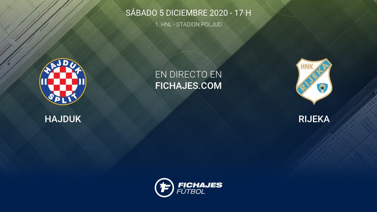 Resultados Hajduk Rijeka (12) 14ª jornada de 1. HNL 2020/2021 6/12 Resumen, Goles