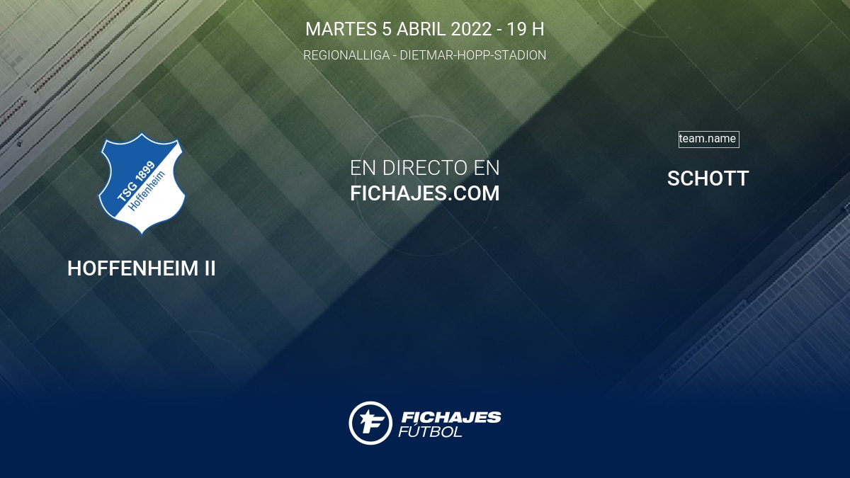 Resultados Hoffenheim II Schott (12) 32ª