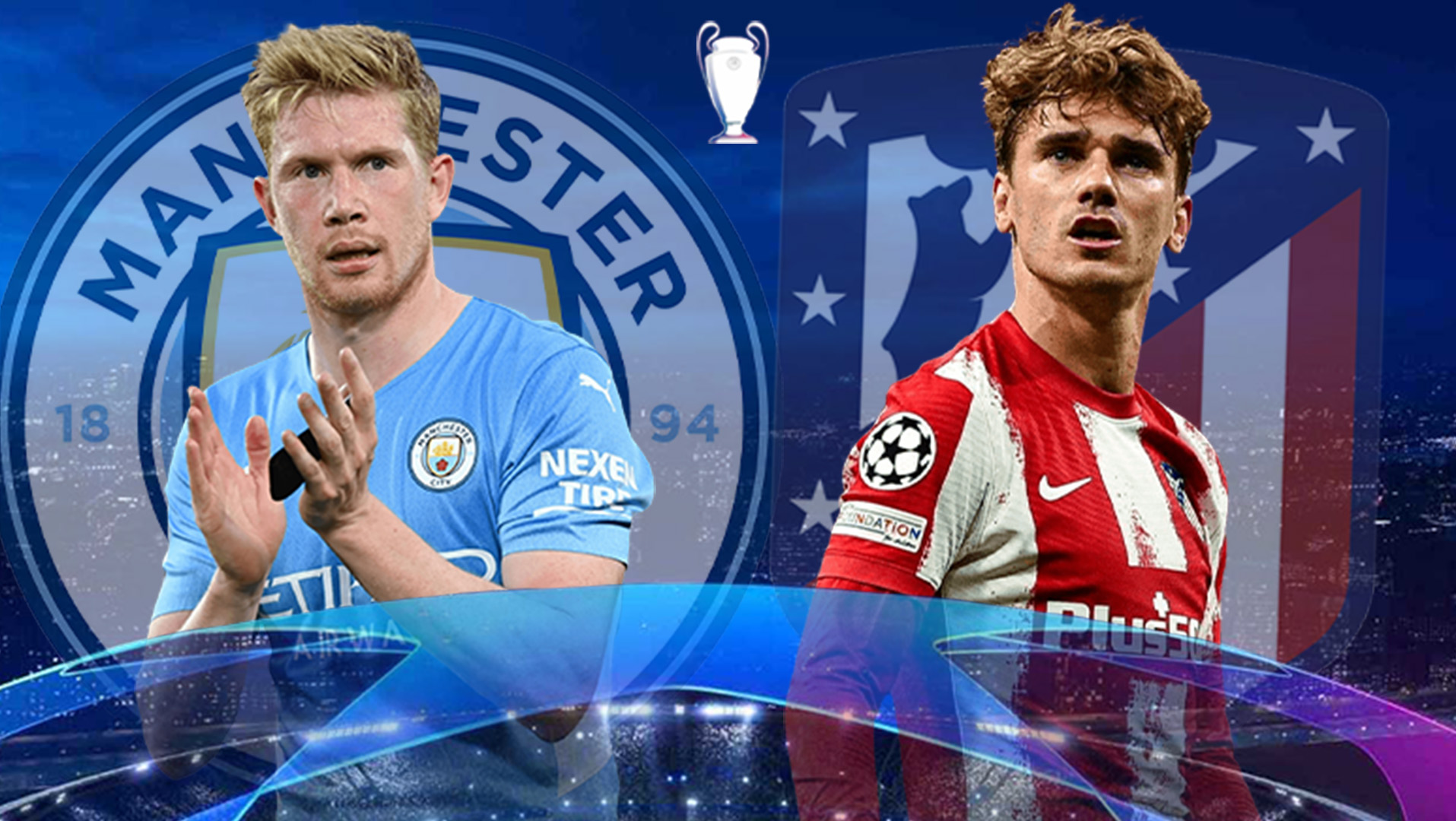 Manchester City vs Atlético de Madrid, Champions League 2022,torneos continentales | Rivalo