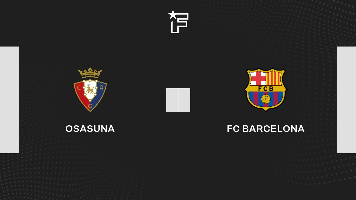 Resultados Osasuna Fc Barcelona 1 2 4ª Jornada De Primera División 20232024 0309 Resumen