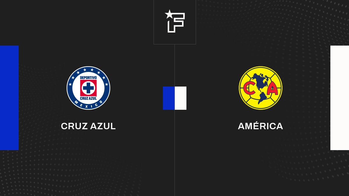 Resultados Cruz Azul América (13) 15ª jornada de Primera División