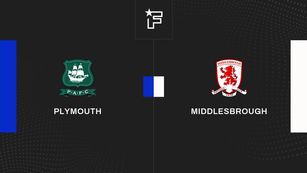 Plymouth vs Middlesbrough Partido en Directo 22ª jornada de Championship 2024/2025 21/12
