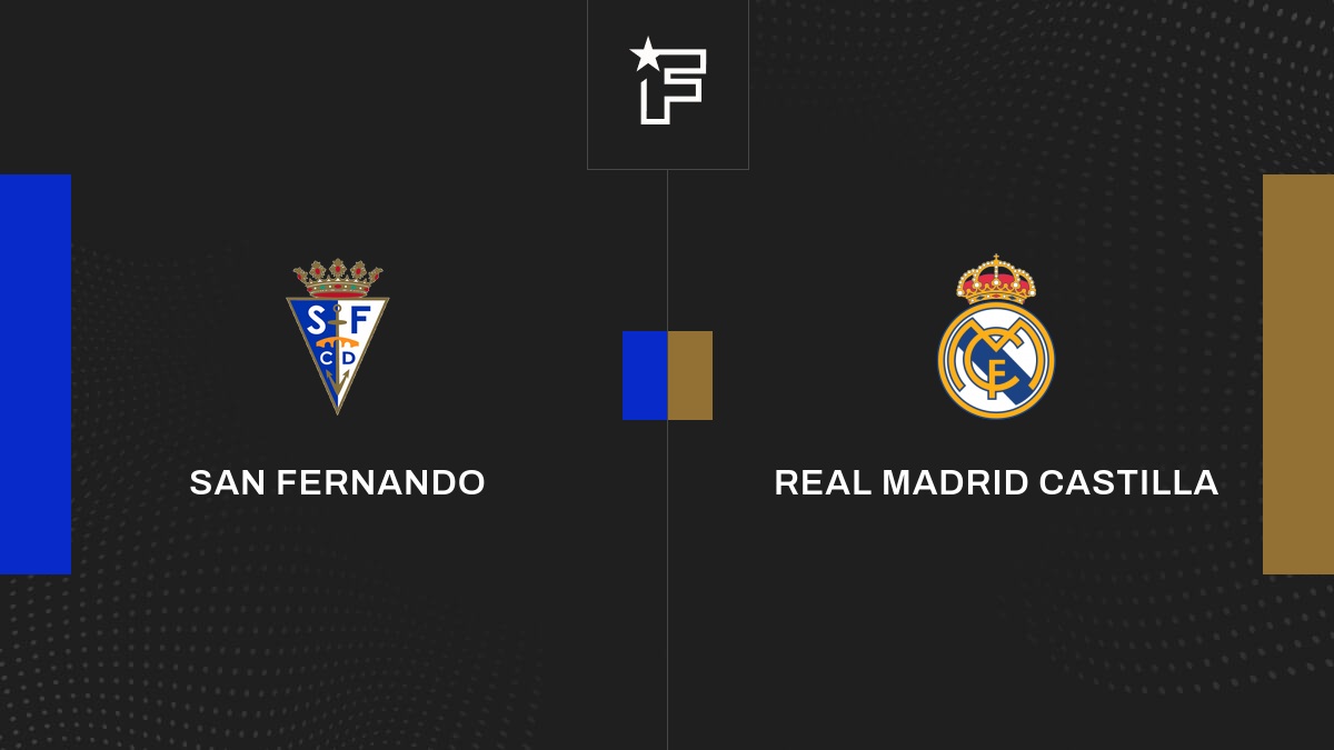 Resultados San Fernando - Real Madrid Castilla (3-2) 25ª jornada de ...