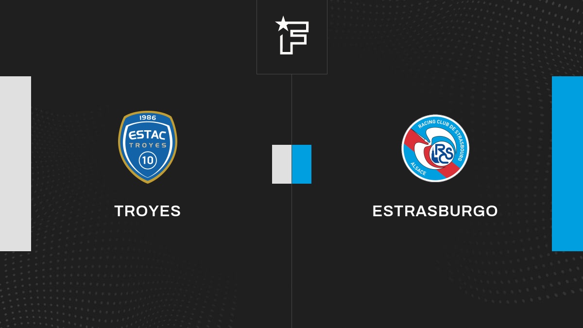 Vídeo, todos los goles del choque entre Troyes y Estrasburgo