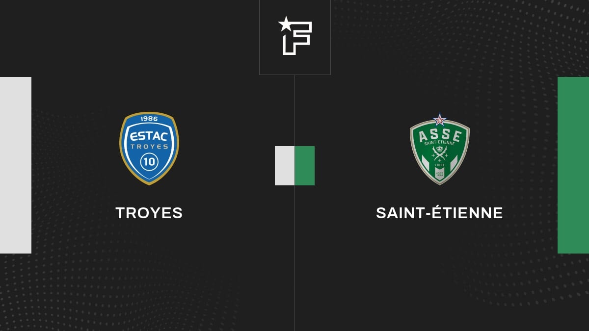 Vídeo, todos los goles del choque entre Troyes y Saint-Étienne