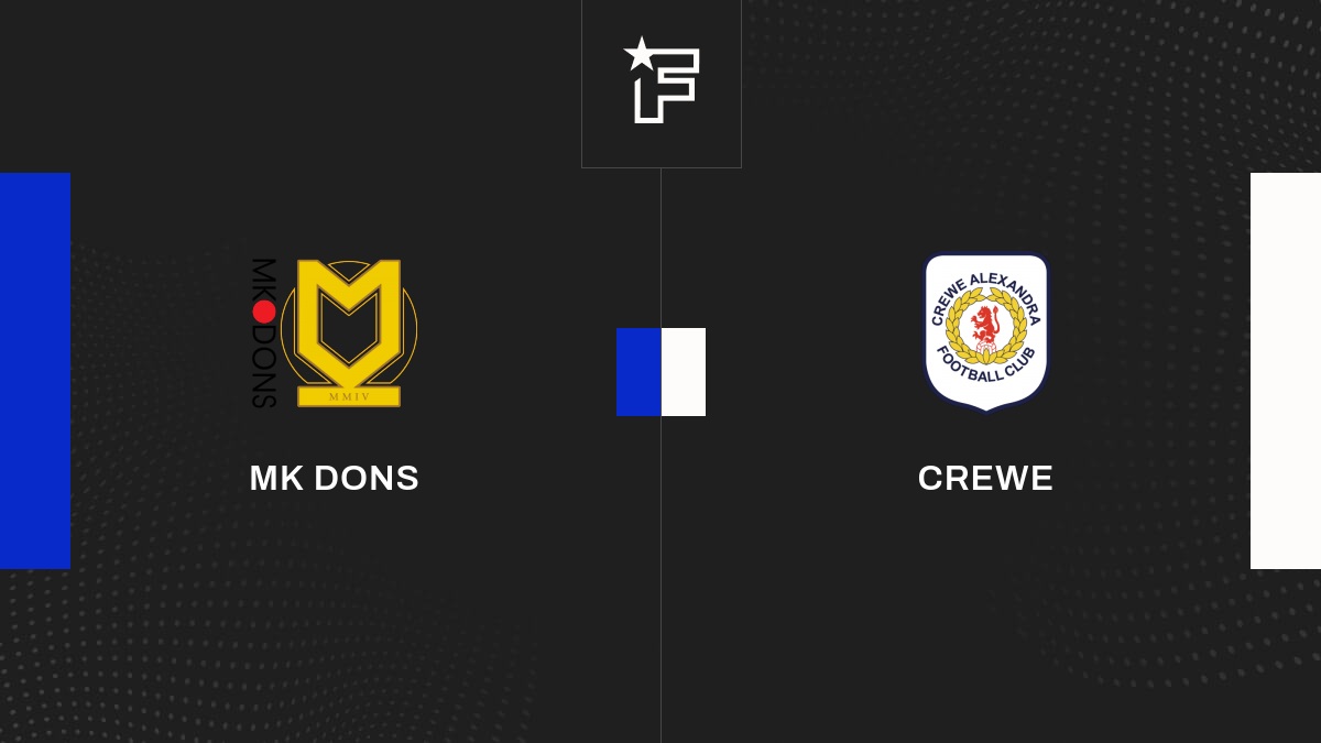 MK Dons vs Crewe Partido en Directo 23ª jornada de Liga dos 2024/