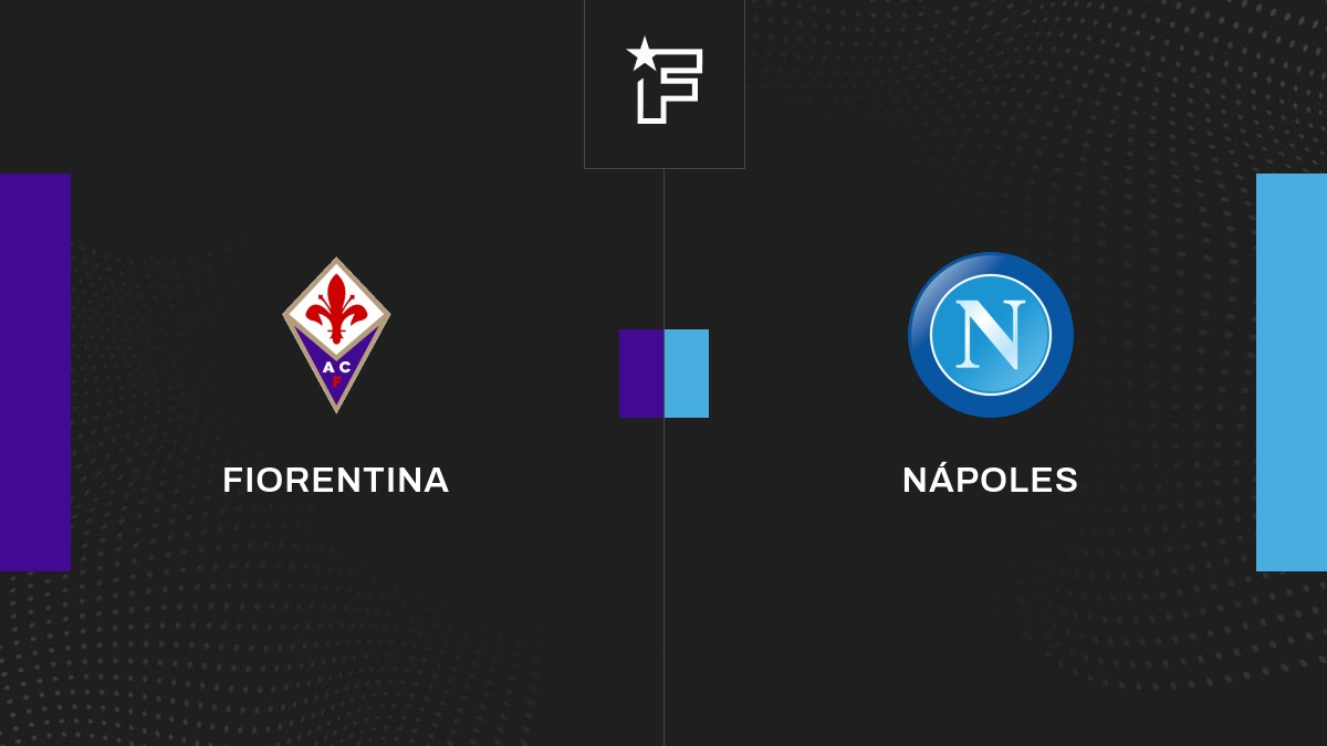 Resultados Fiorentina Nápoles (03) 19ª jornada de Serie A 2024/2025 04/01 Resumen, Goles