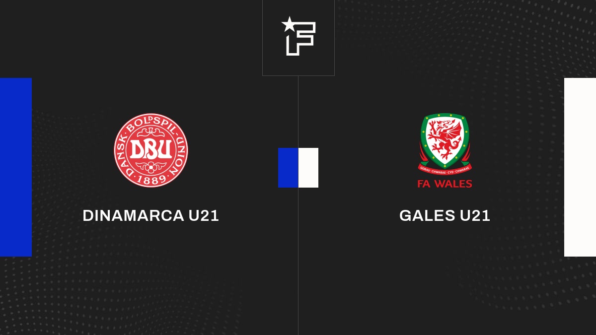Resultados Dinamarca U21 Gales U21 (22) Grupo I de UEFA U21