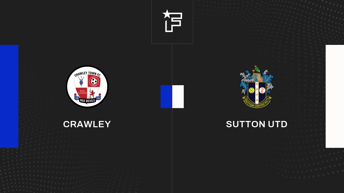 El vídeo resumen del choque entre Crawley y Sutton Utd