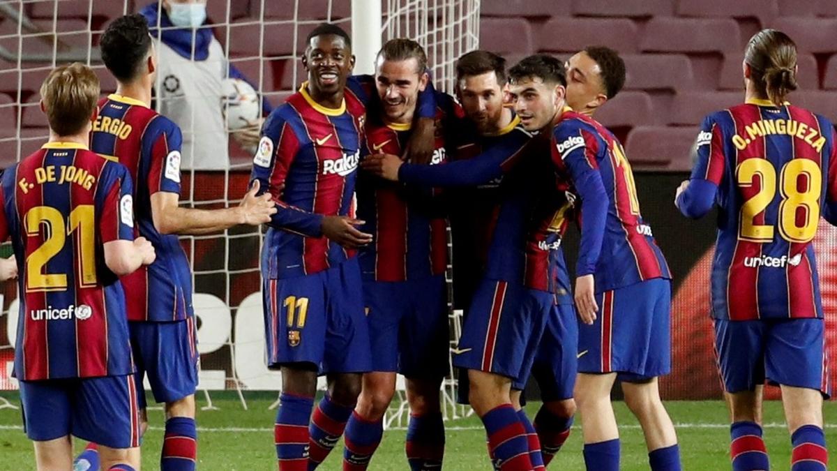 El fc barcelona baila al ritmo de lionel messi