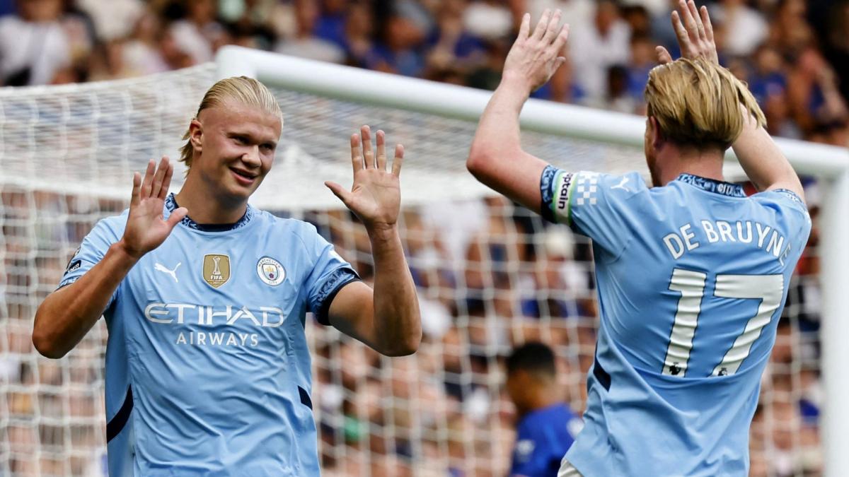 Premier Savinho Y Haaland Brillan Con El Manchester City 1724