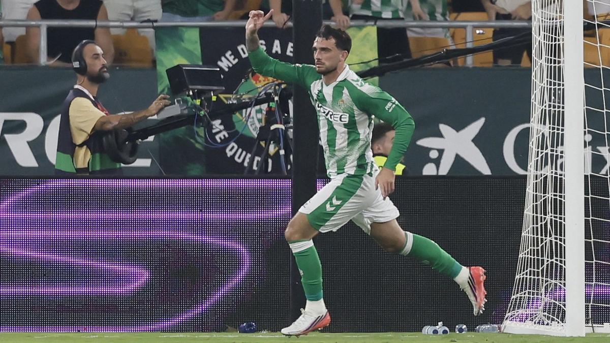Real Betis domina el Lille y avanza en la Champions