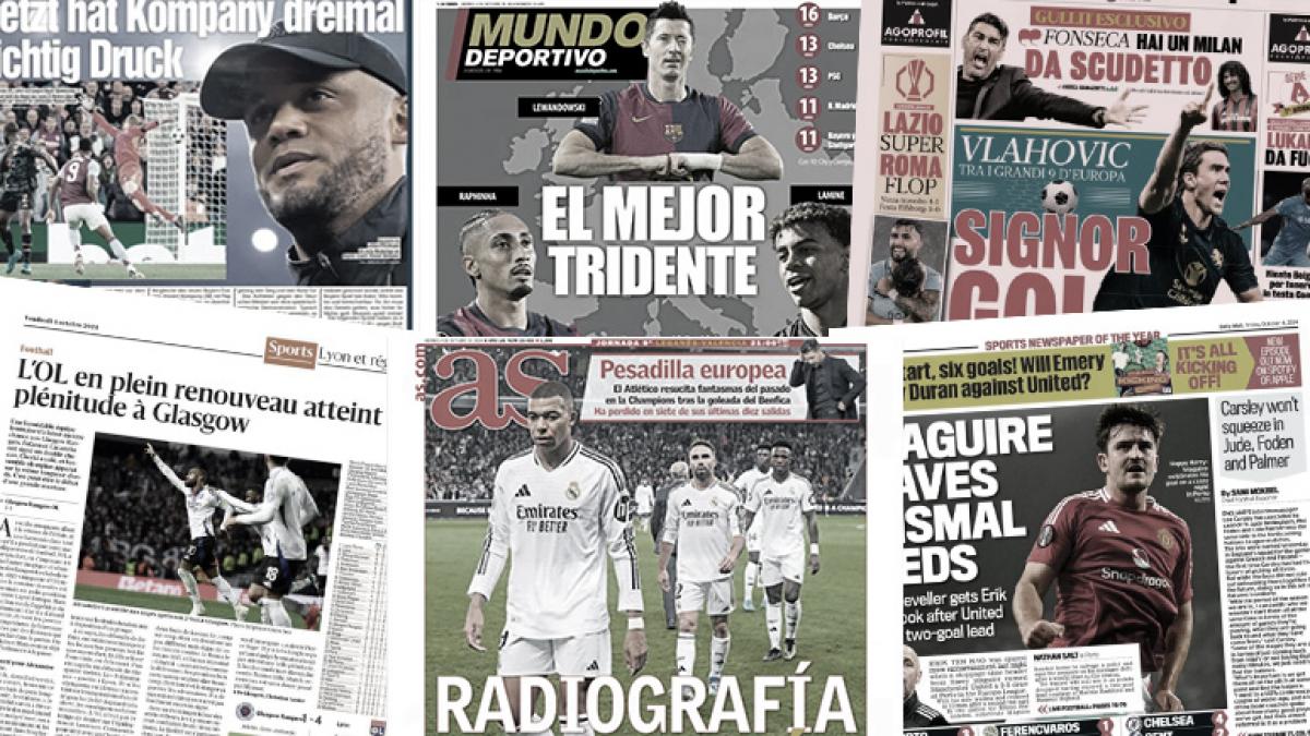 El Real Madrid "toca fondo", el FC Barcelona presume de tridente, el ...
