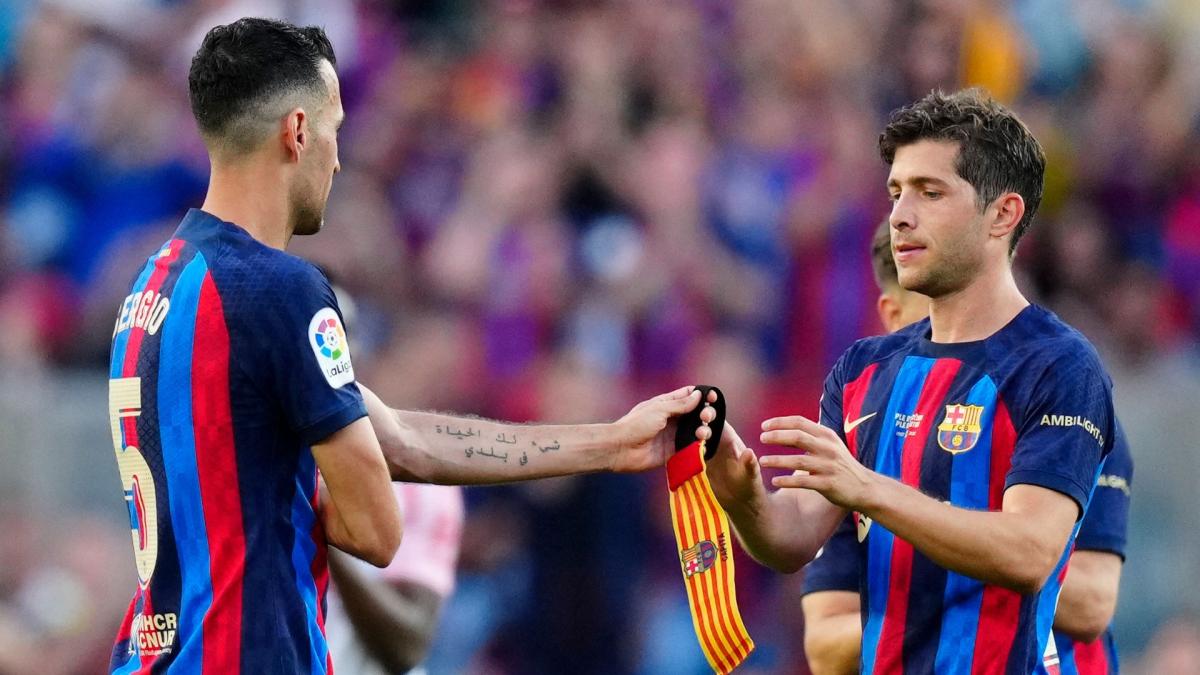 El FC Barcelona anuncia sus capitanes