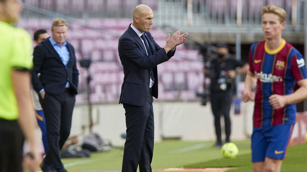 El real madrid baraja 2 recambios para zinedine zidane