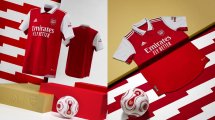 El Arsenal presenta la equipación local para la temporada 2022-2023