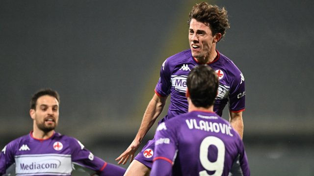 Álvaro Odriozola con la Fiorentina