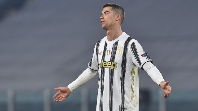 Cristiano Ronaldo, en un choque con la Juventus