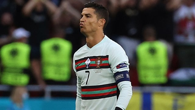 Cristiano Ronaldo with the Portuguese national team