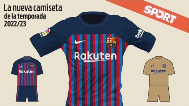 El FC Barcelona ya conoce sus camisetas para el curso 2022-2023