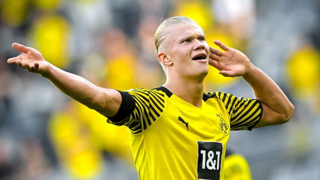 Erling Braut Haaland avec le Borussia Dortmund