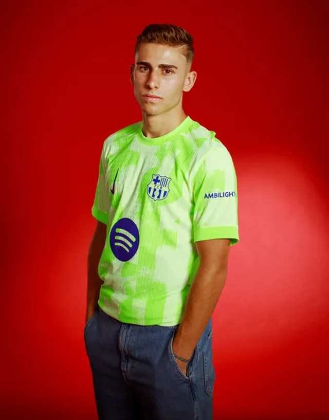 Fermín, con la camiseta