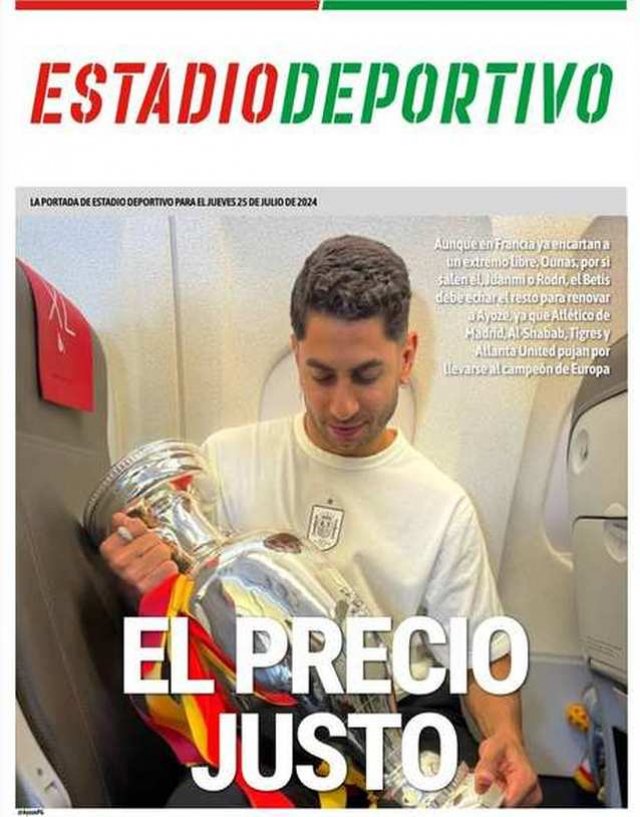 La portada de Estadio Deportivo