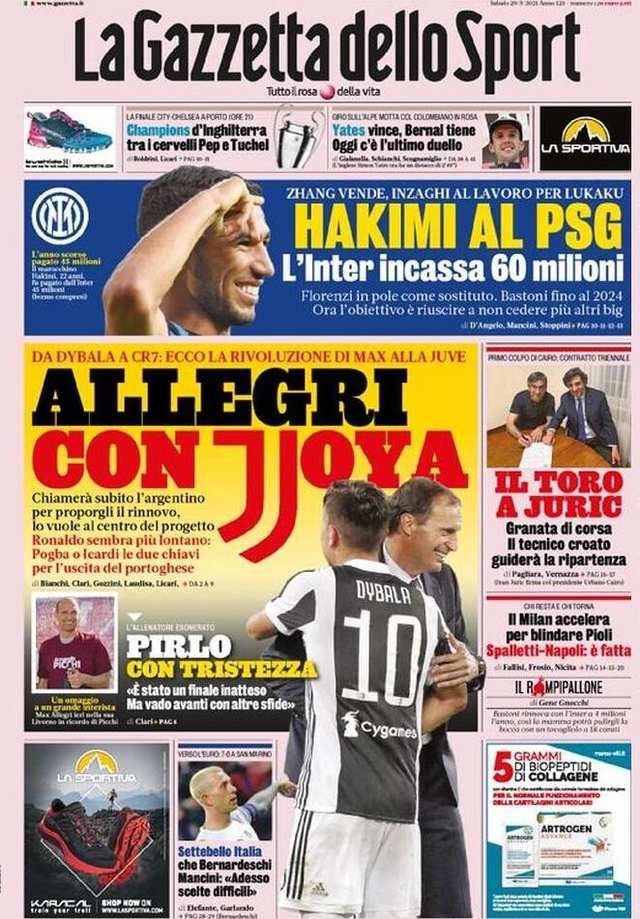 Portada Gazzetta