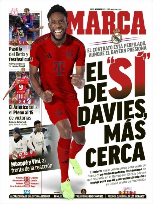 La portada de Marca