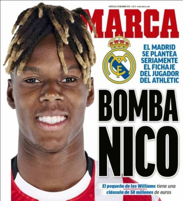 La portada de Marca