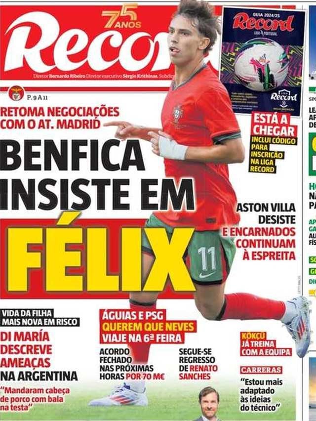 La portada de Record