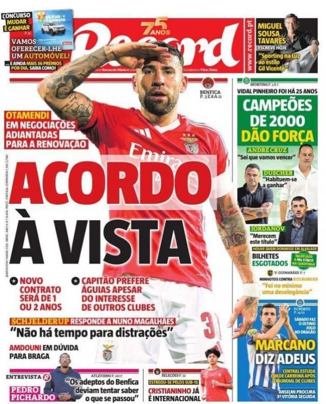 La portada de Record