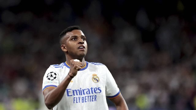 Rodrygo con el Real Madrid