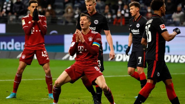 Robert Lewandowski con el Bayern de Múnich
