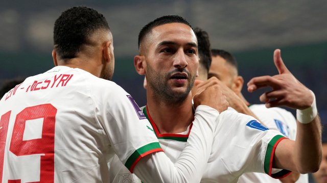 Hakim Ziyech avec le Maroc