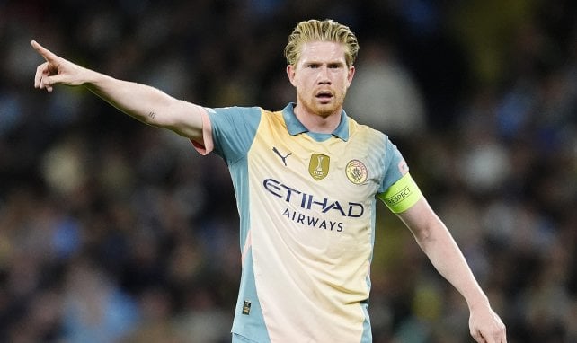 Kevin De Bruyne con el Manchester City