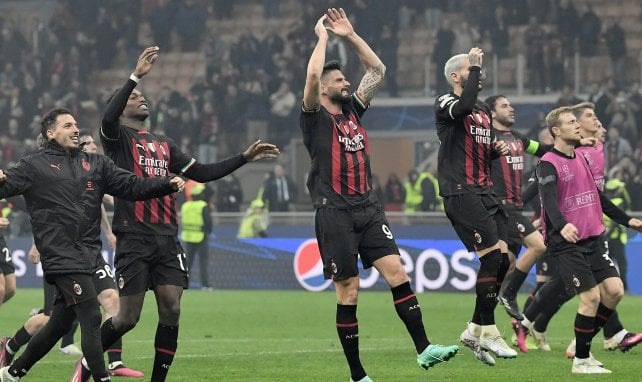 El AC Milan celebra una victoria