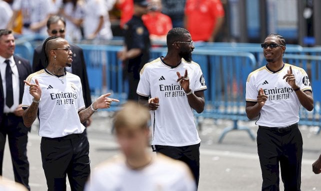 Rüdiger, Alaba y Militao
