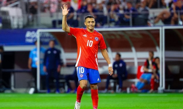 Alexis Sánchez con Chile.