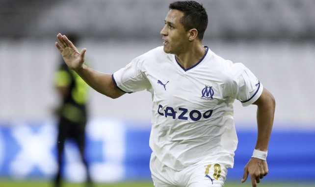 Alexis Sanchez con el OM