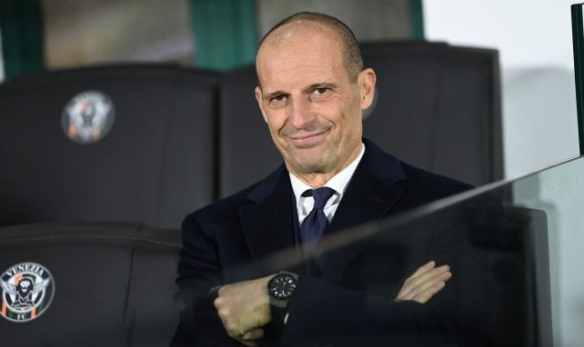 Massimiliano Allegri con la Juventus