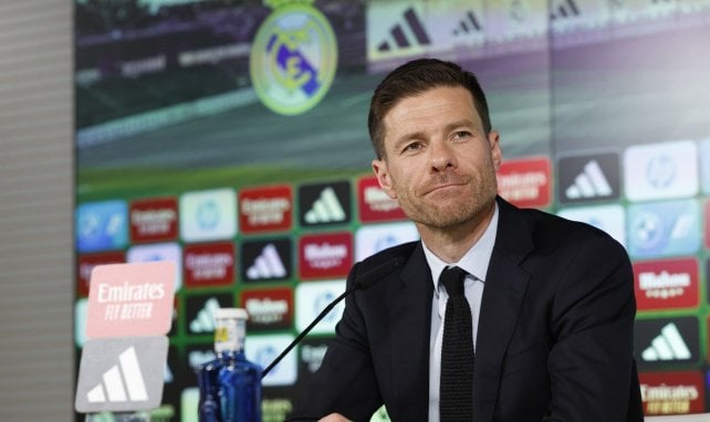 Xabi Alonso con el Real Madrid