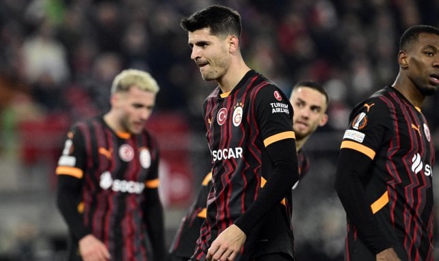 Álvaro Morata con el Galatasaray.
