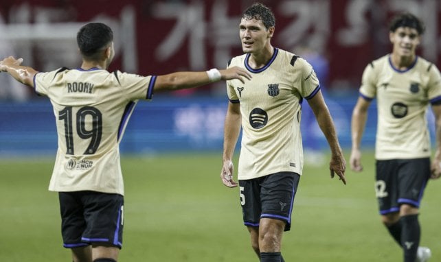 Andreas Christensen con el FC Barcelona.