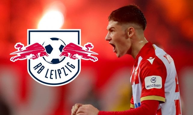 Andrija Maksimovic con el RB Leipzig