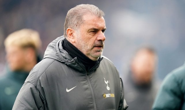 Ange Postecoglou con el Tottenham