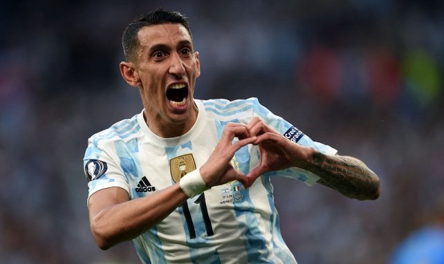 Ángel Di María con Argentina