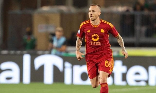 Angeliño con la AS Roma.